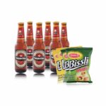 Partymenü "Israelischer Abend mit Freunden" mit Goldstar-Bier , Trinkspiel und knusprigen Bissli-Snacks